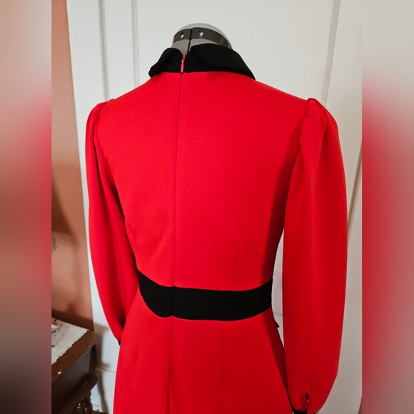 NY&Co. Red Military Dress S - Picture 7 of 8